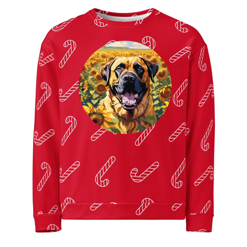 PugMug Custom Mastiff Ugly Christmas Sweatshirt