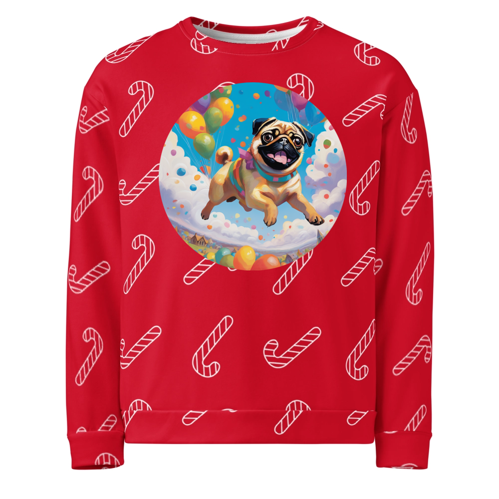 PugMug Custom Pug Ugly Christmas Sweatshirt