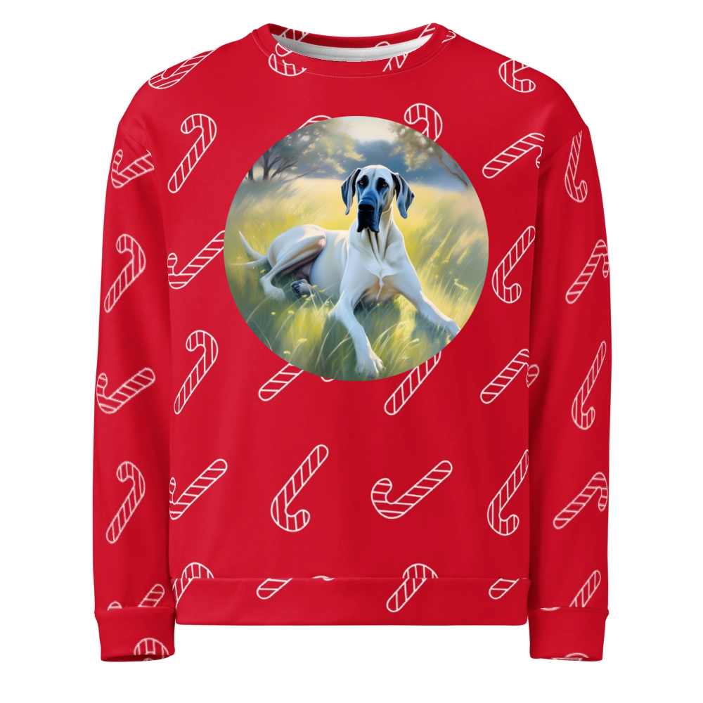 PugMug Custom Great Dane Ugly Christmas Sweatshirt