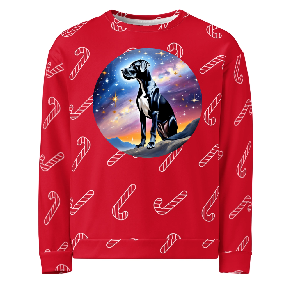 PugMug Custom Great Dane Ugly Christmas Sweatshirt