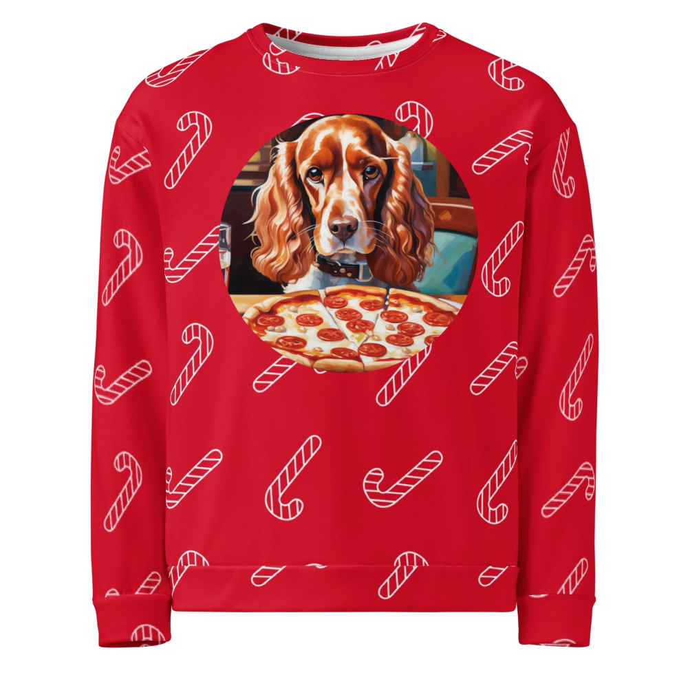 PugMug Custom Cocker Spaniel Ugly Christmas Sweatshirt