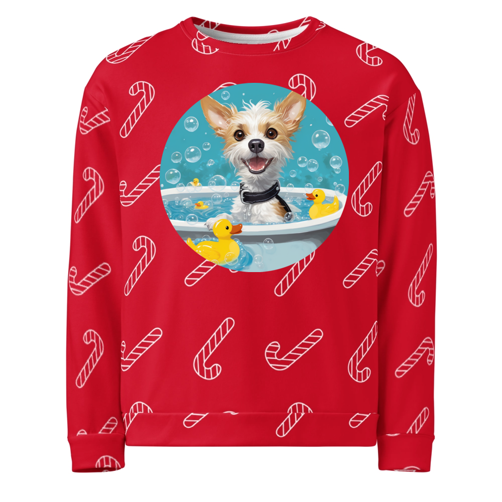 PugMug Custom Luna Ugly Christmas Sweatshirt