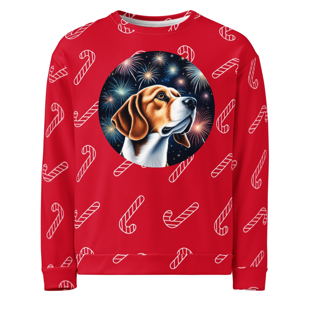 PugMug Custom Beagle Ugly Christmas Sweatshirt