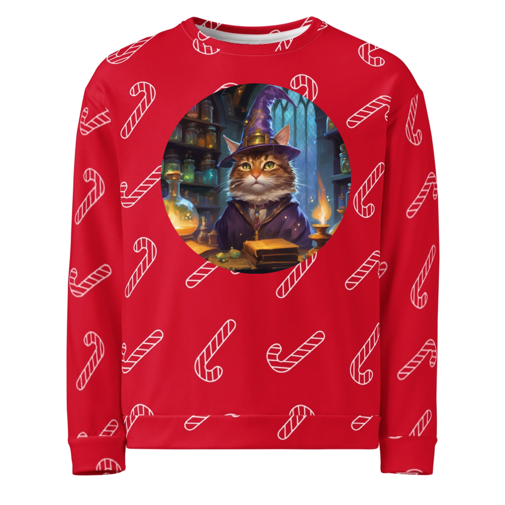 PugMug Custom Tabby Companion Cat Ugly Christmas Sweatshirt