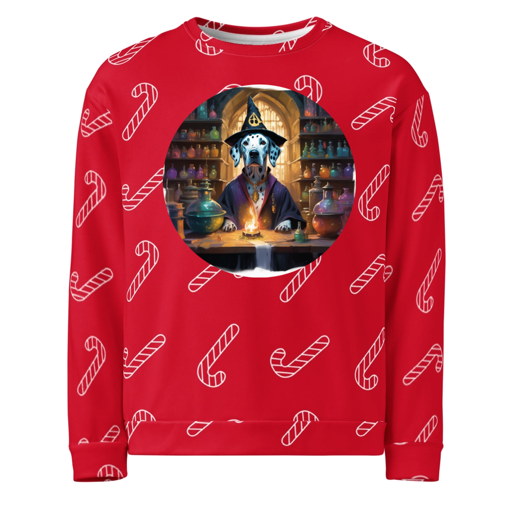 PugMug Custom Dalmatian Ugly Christmas Sweatshirt