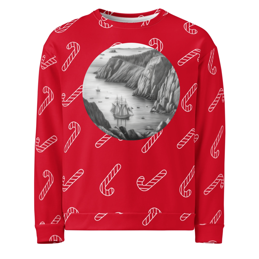 PugMug Custom Newfoundland Ugly Christmas Sweatshirt