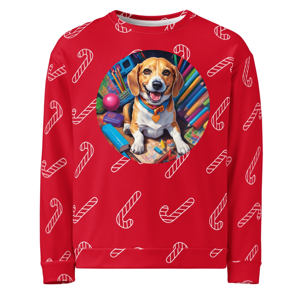 PugMug Custom Munchkin Ugly Christmas Sweatshirt