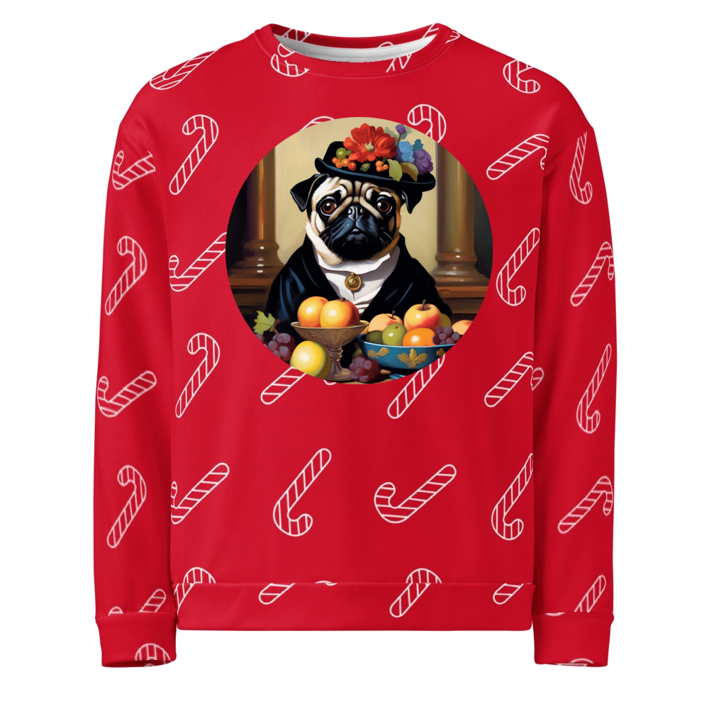 PugMug Custom Pug Ugly Christmas Sweatshirt