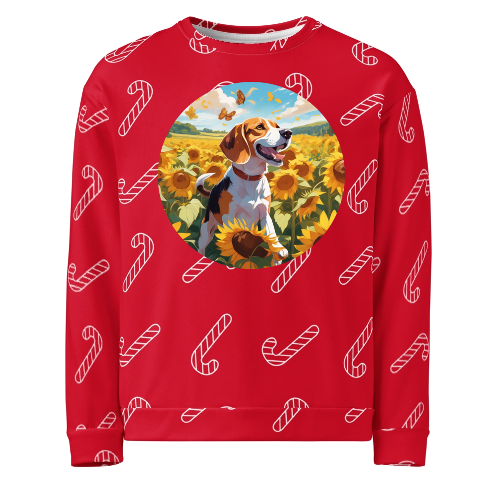 PugMug Custom Beagle Ugly Christmas Sweatshirt