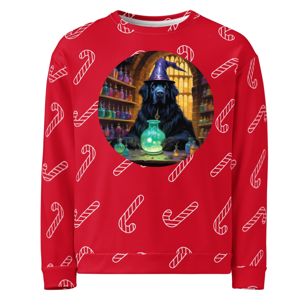 PugMug Custom Newfoundland Ugly Christmas Sweatshirt