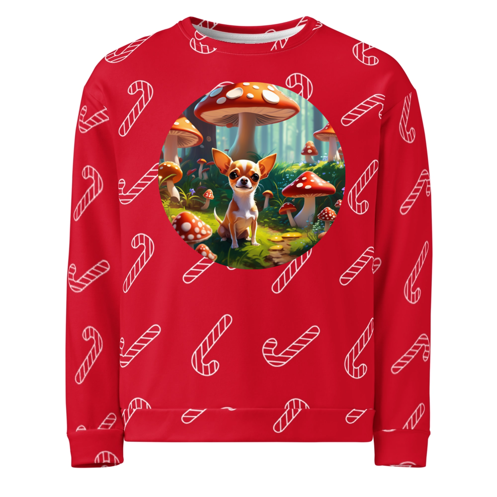 PugMug Custom Chihuahua Ugly Christmas Sweatshirt