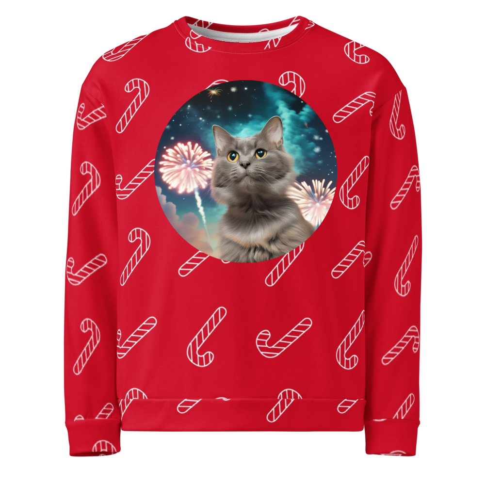 PugMug Custom Thumper Ugly Christmas Sweatshirt