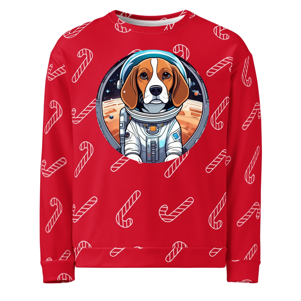 PugMug Custom Beagle Ugly Christmas Sweatshirt