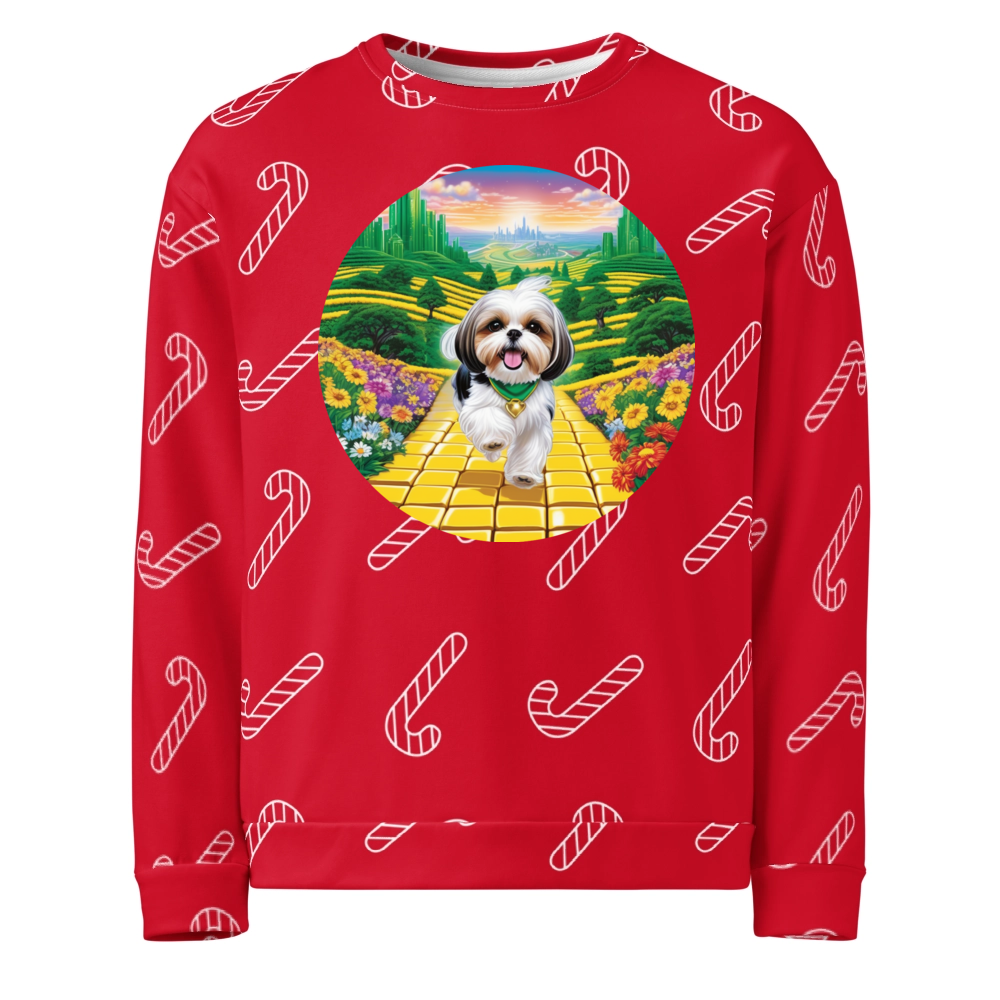 PugMug Custom Shih Tzu Ugly Christmas Sweatshirt