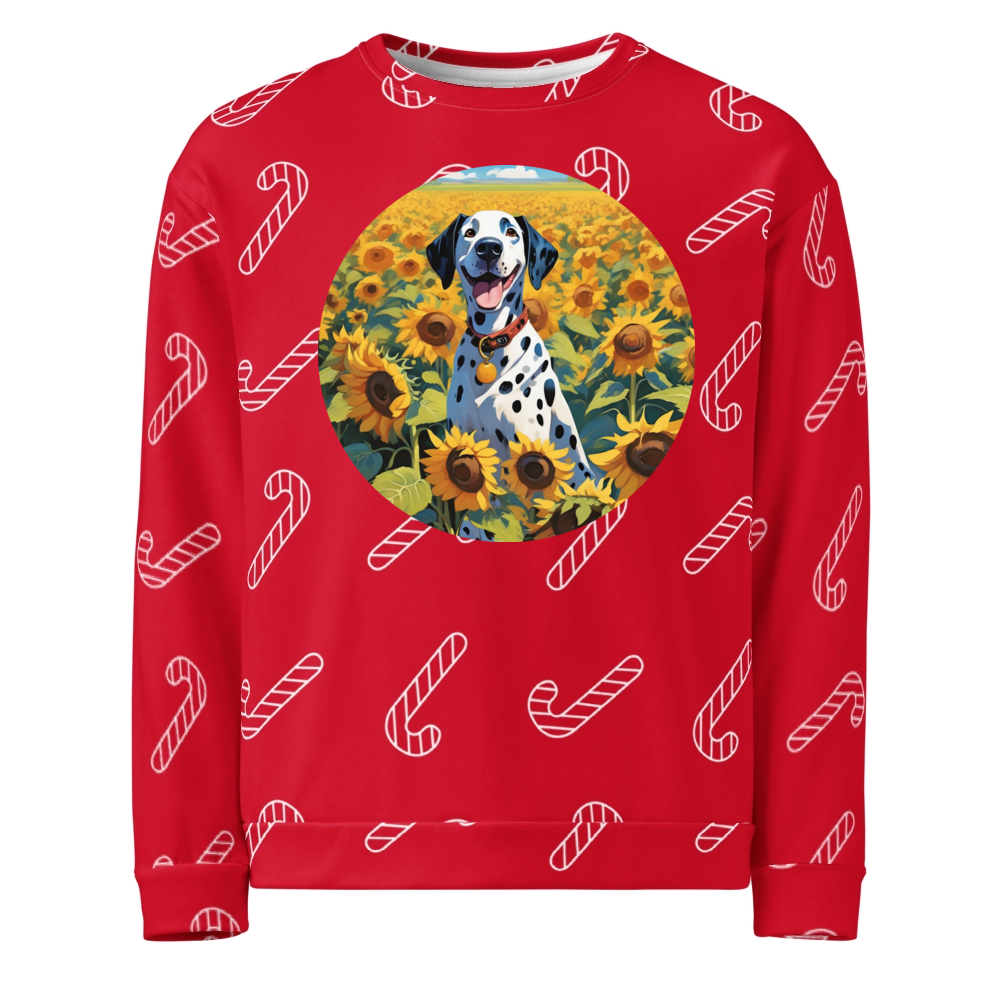 PugMug Custom Dalmatian Ugly Christmas Sweatshirt