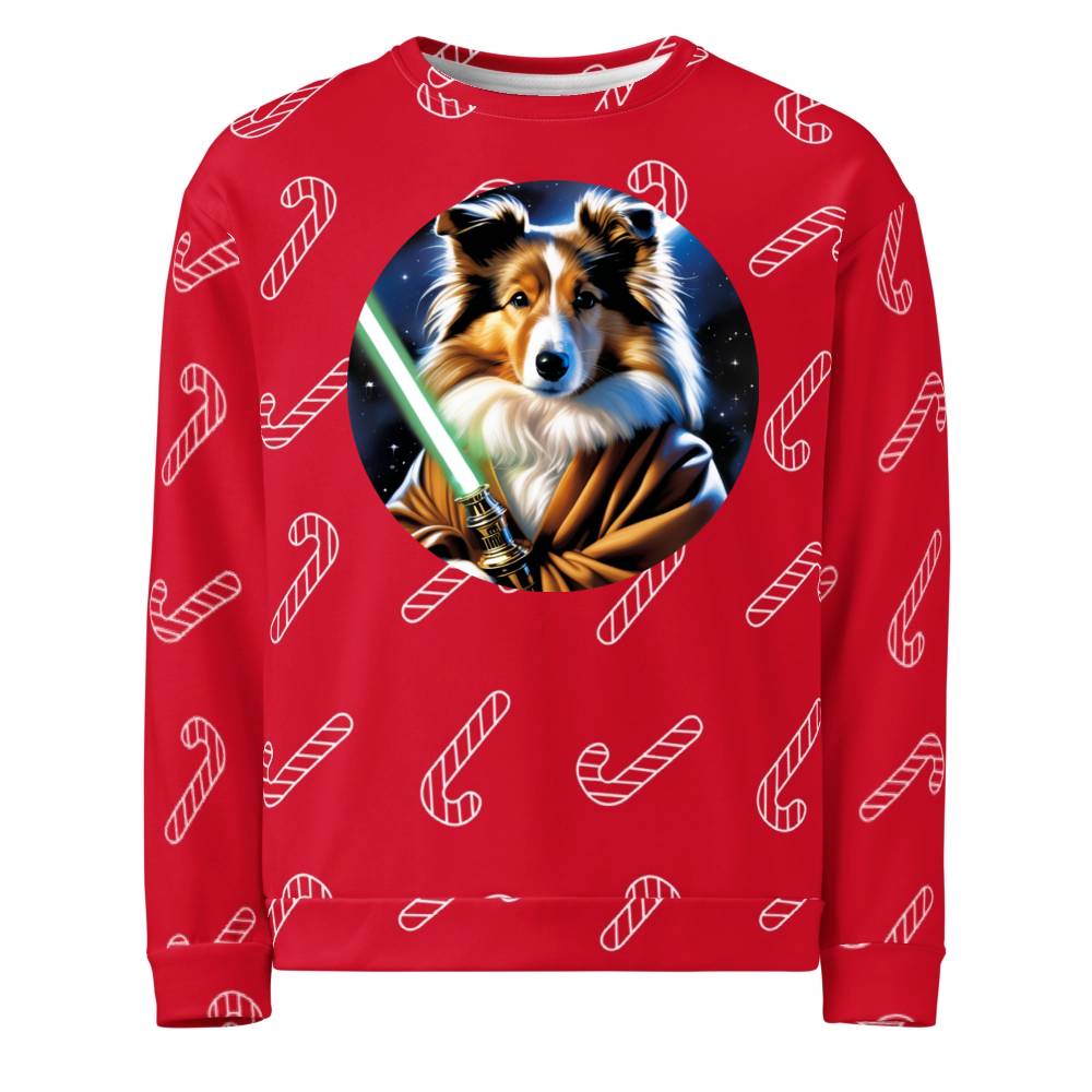 PugMug Custom Shetland Sheepdog Ugly Christmas Sweatshirt