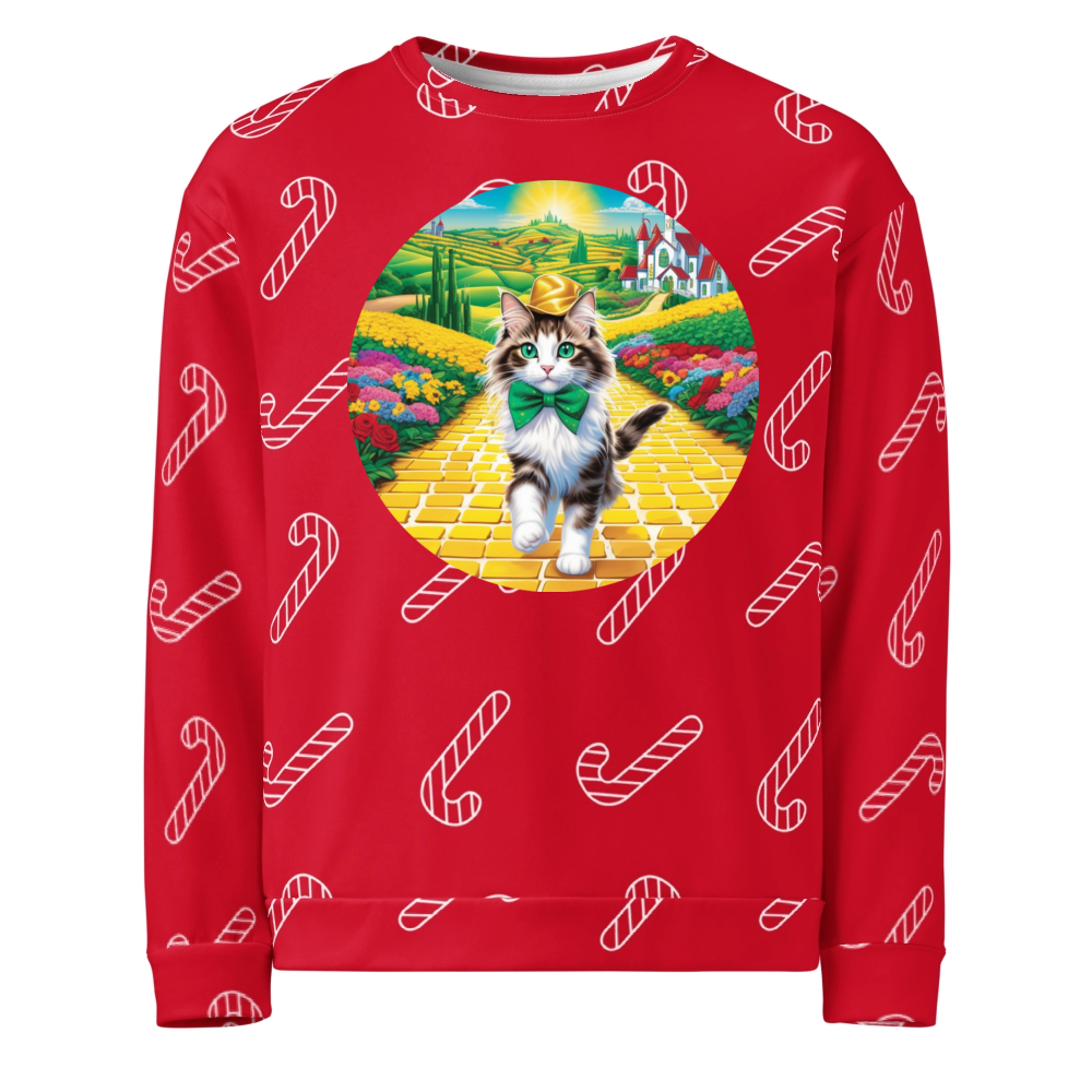PugMug Custom Tabby Ragdoll Cat Ugly Christmas Sweatshirt