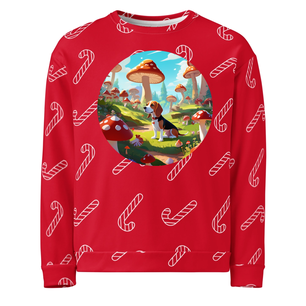 PugMug Custom Beagle Ugly Christmas Sweatshirt
