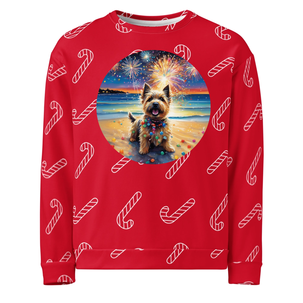 PugMug Custom Cairn Terrier Ugly Christmas Sweatshirt