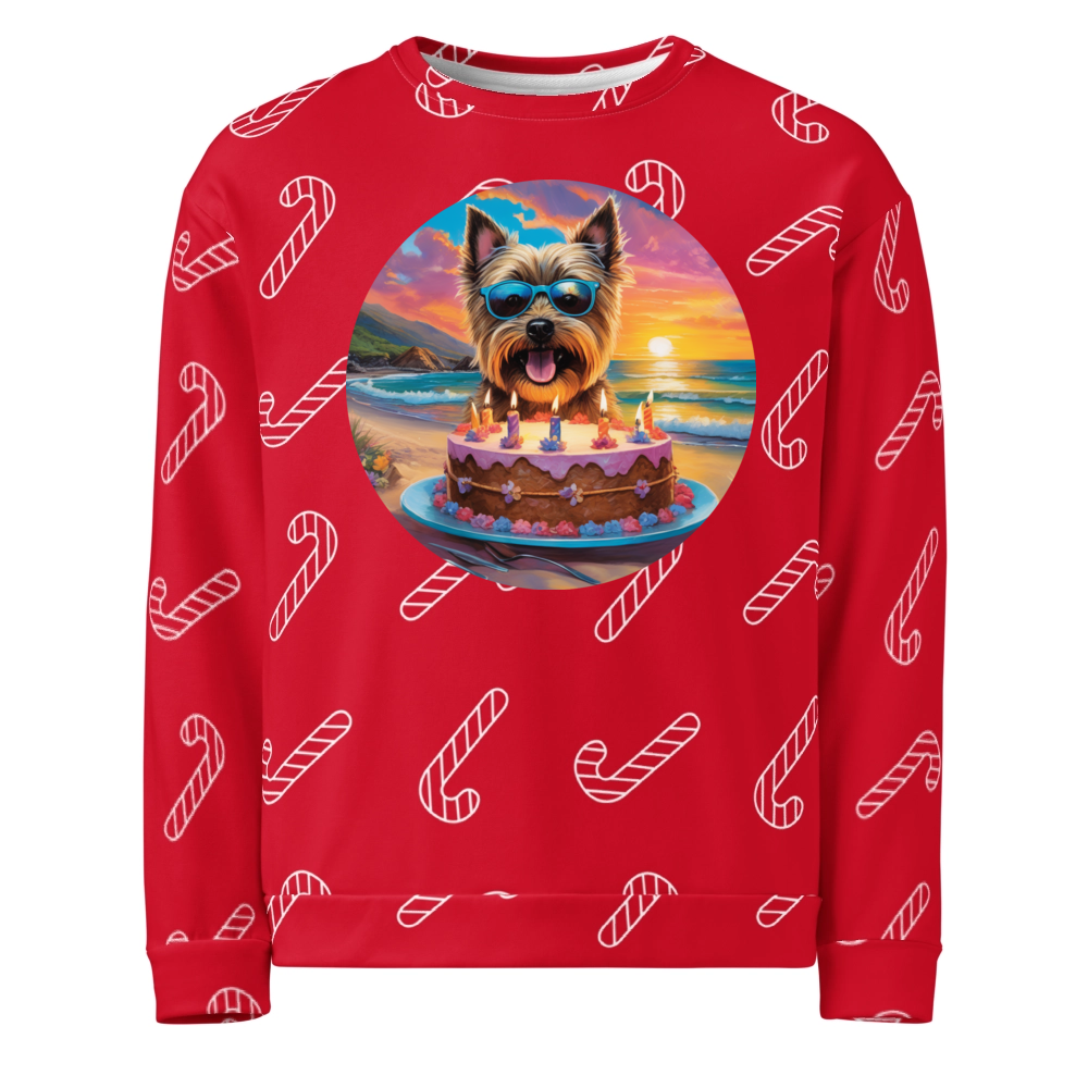 PugMug Custom Cairn Terrier Ugly Christmas Sweatshirt