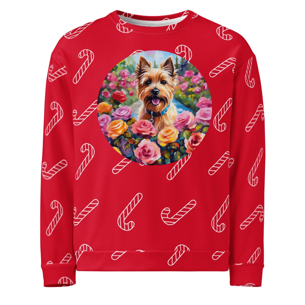PugMug Custom Cairn Terrier Ugly Christmas Sweatshirt