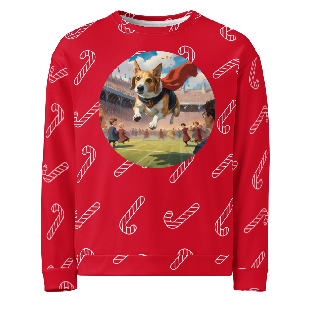 PugMug Custom Munchkin Ugly Christmas Sweatshirt