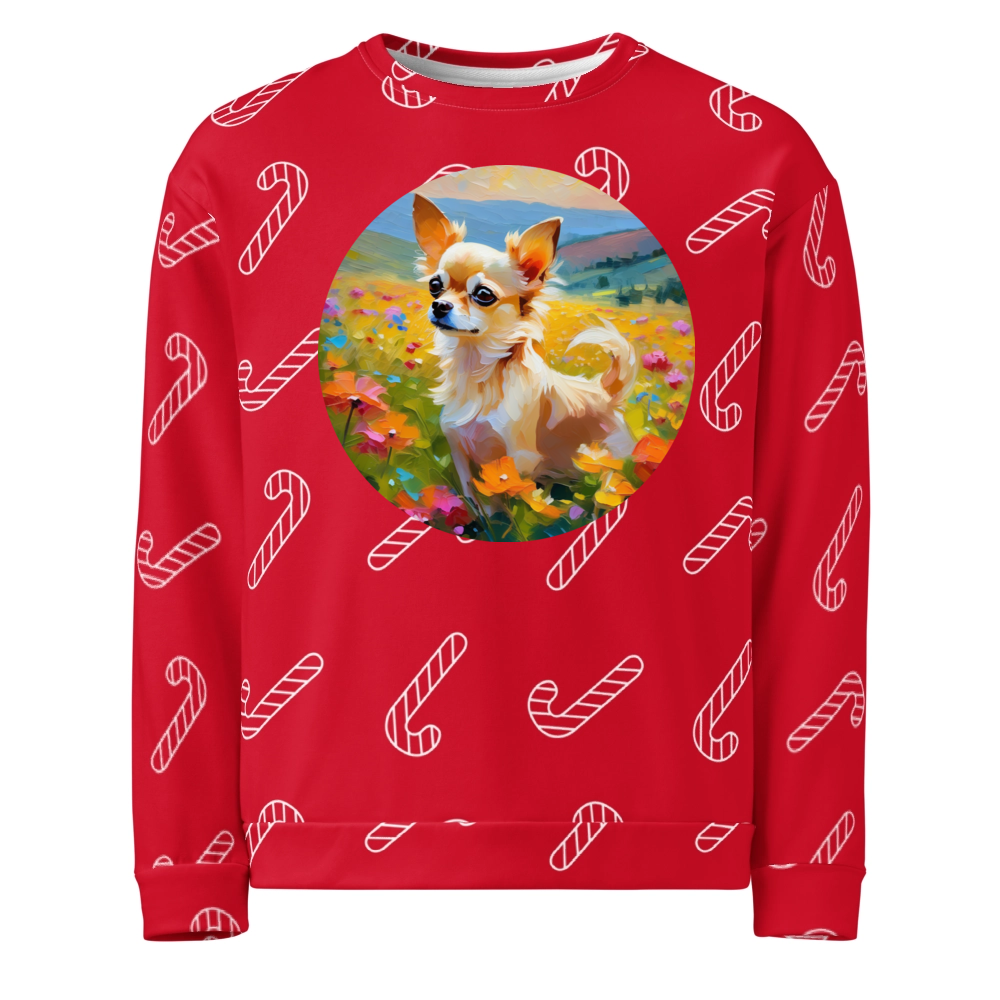 PugMug Custom Chihuahua Ugly Christmas Sweatshirt
