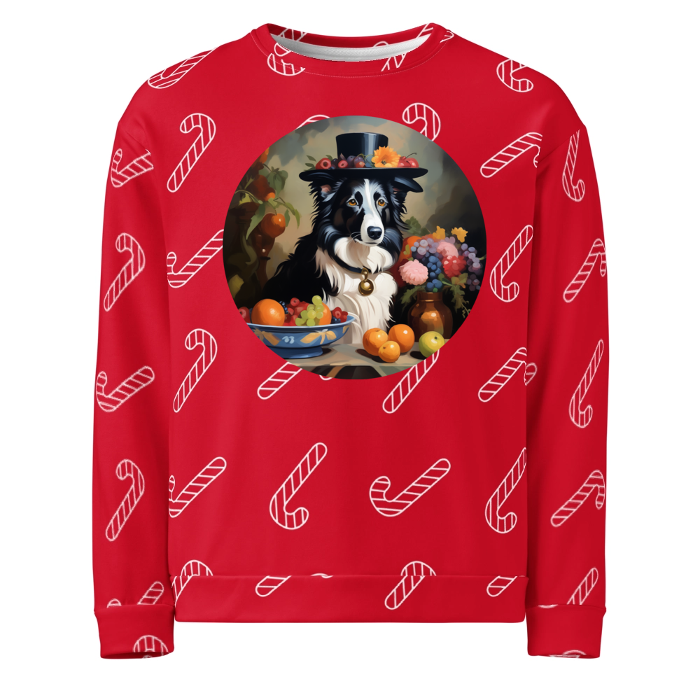 PugMug Custom Border Collie Ugly Christmas Sweatshirt