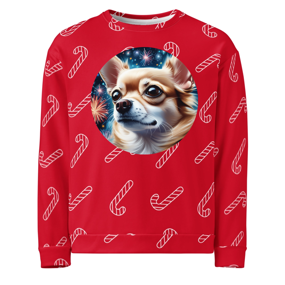 PugMug Custom Chihuahua Ugly Christmas Sweatshirt