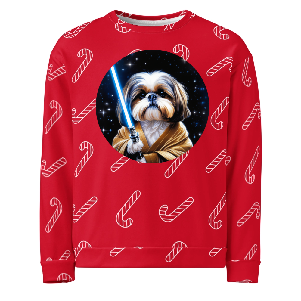 PugMug Custom Shih Tzu Ugly Christmas Sweatshirt