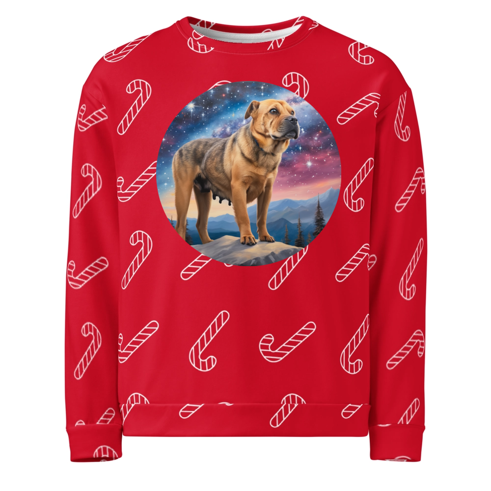PugMug Custom Halina Ugly Christmas Sweatshirt