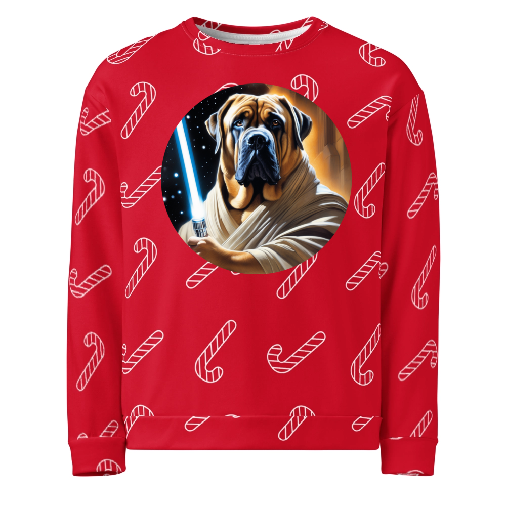 PugMug Custom Mastiff Ugly Christmas Sweatshirt