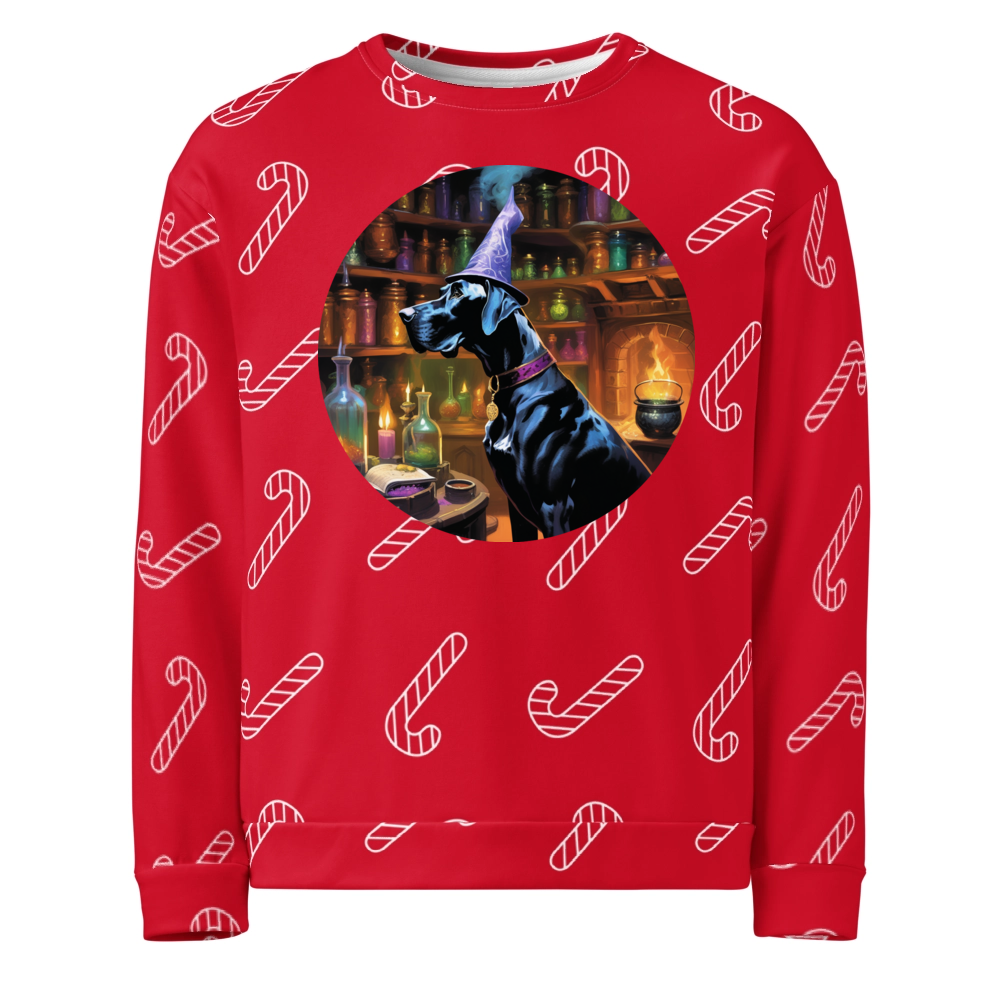 PugMug Custom Great Dane Ugly Christmas Sweatshirt