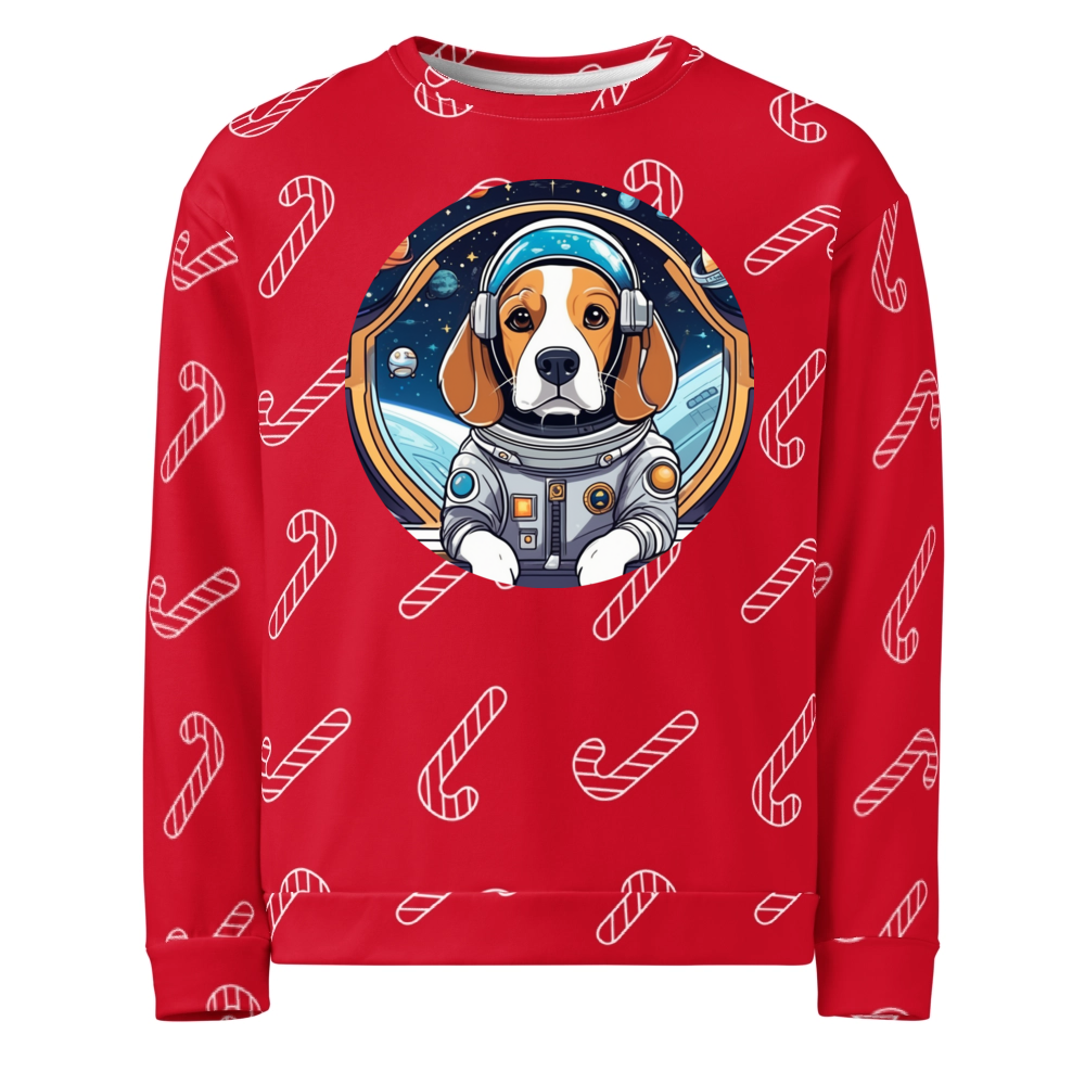 PugMug Custom Beagle Ugly Christmas Sweatshirt