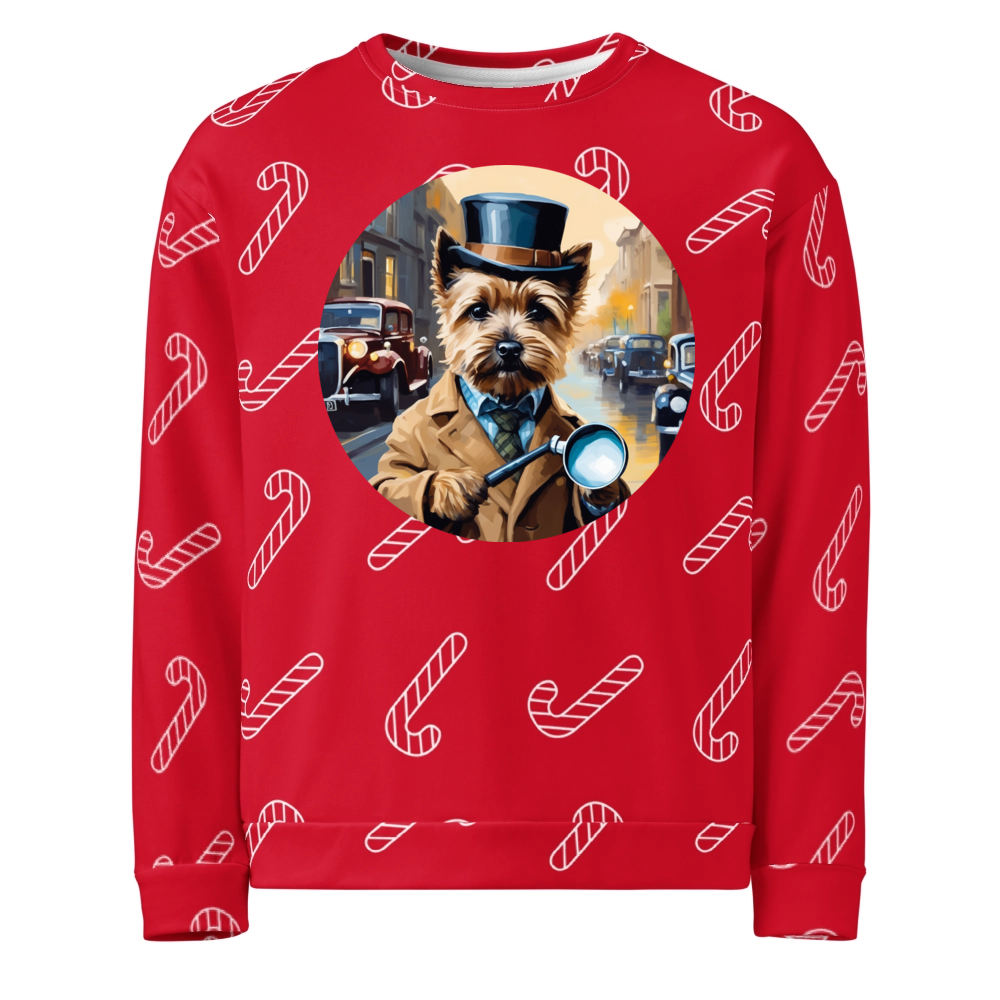 PugMug Custom Cairn Terrier Ugly Christmas Sweatshirt