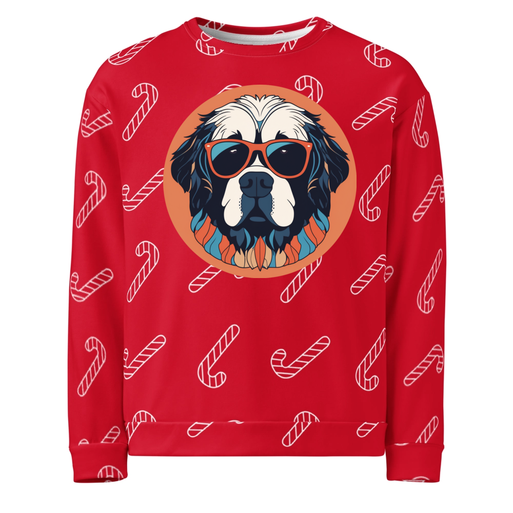PugMug Custom Newfoundland Ugly Christmas Sweatshirt