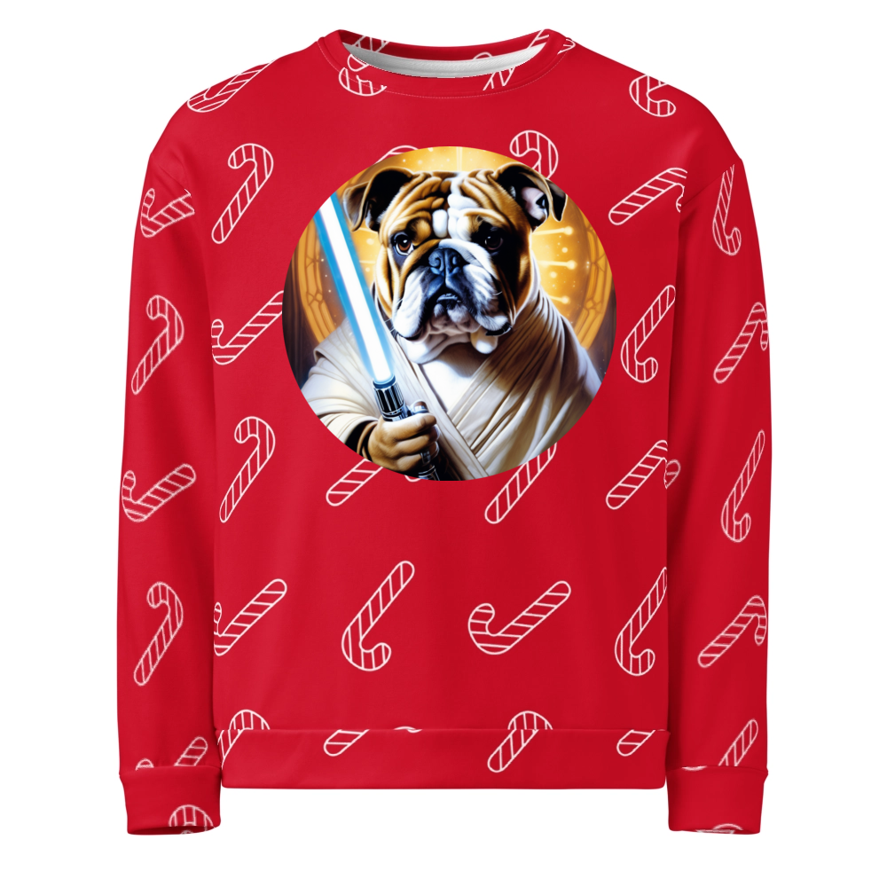 PugMug Custom Bulldog Ugly Christmas Sweatshirt