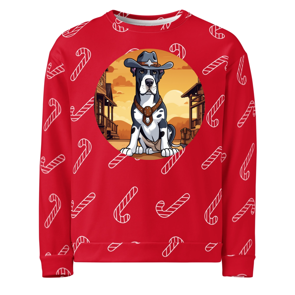 PugMug Custom Great Dane Ugly Christmas Sweatshirt