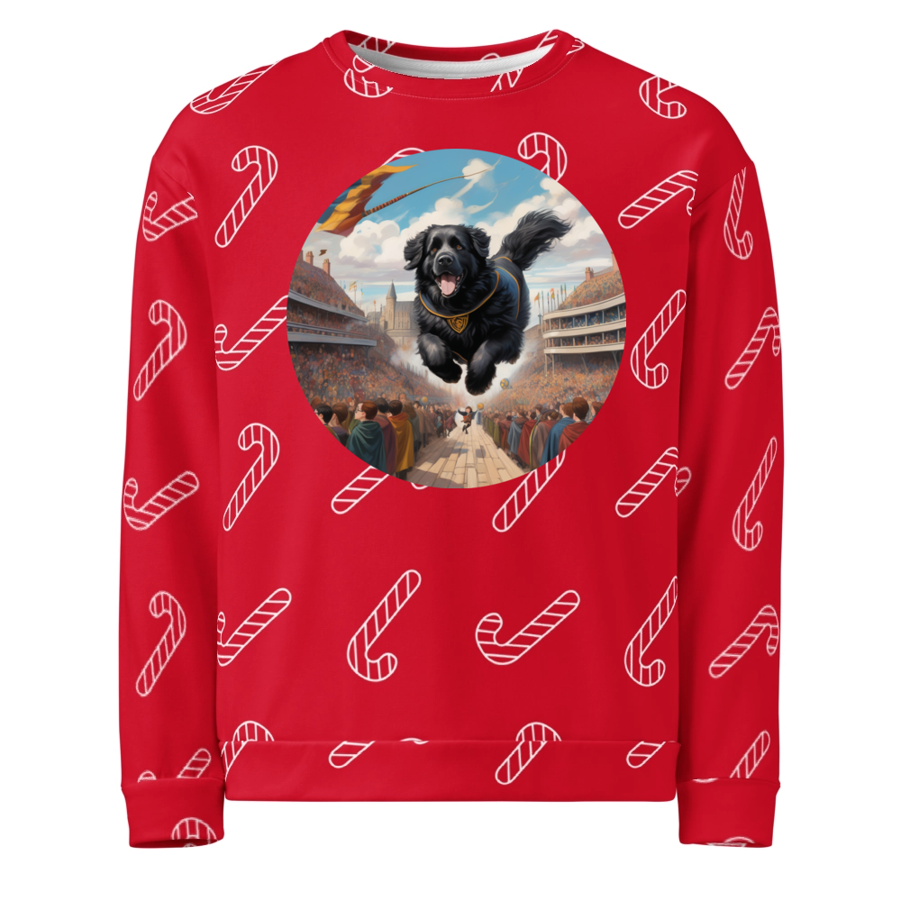 PugMug Custom Newfoundland Ugly Christmas Sweatshirt
