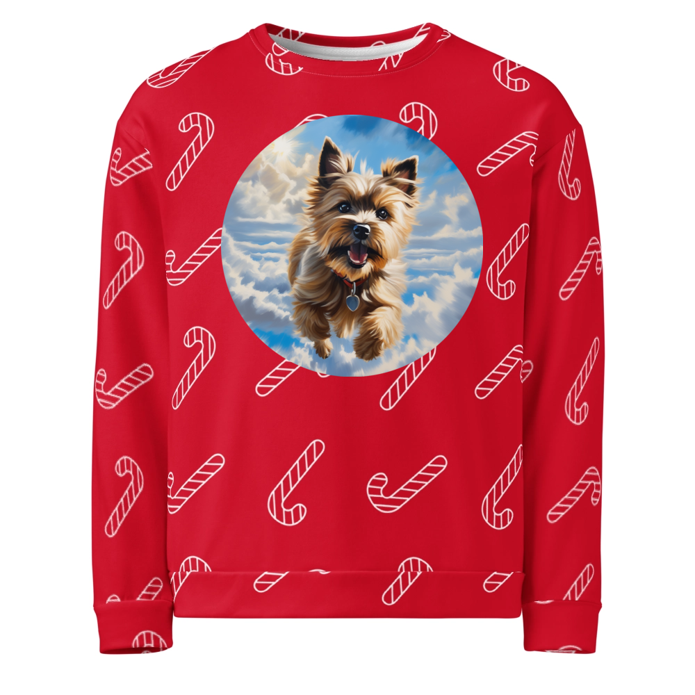 PugMug Custom Cairn Terrier Ugly Christmas Sweatshirt