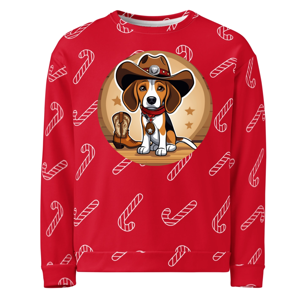PugMug Custom Beagle Ugly Christmas Sweatshirt