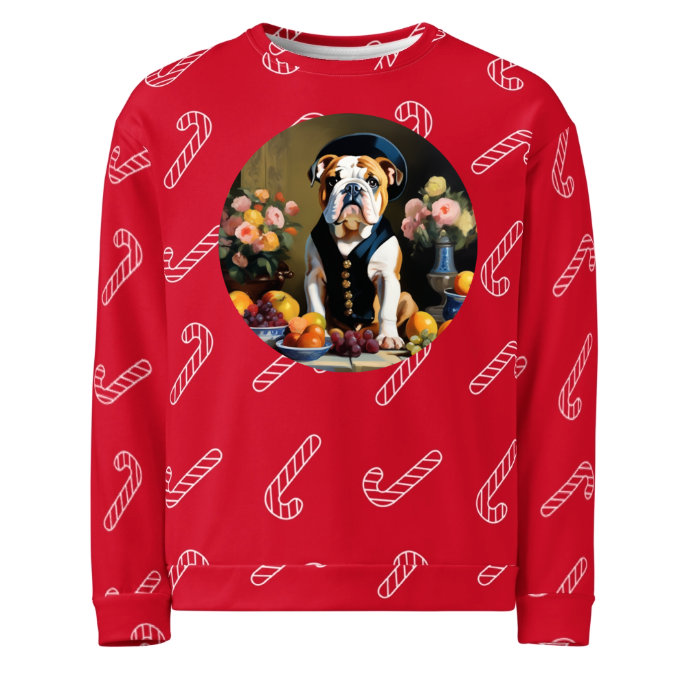 PugMug Custom Bulldog Ugly Christmas Sweatshirt
