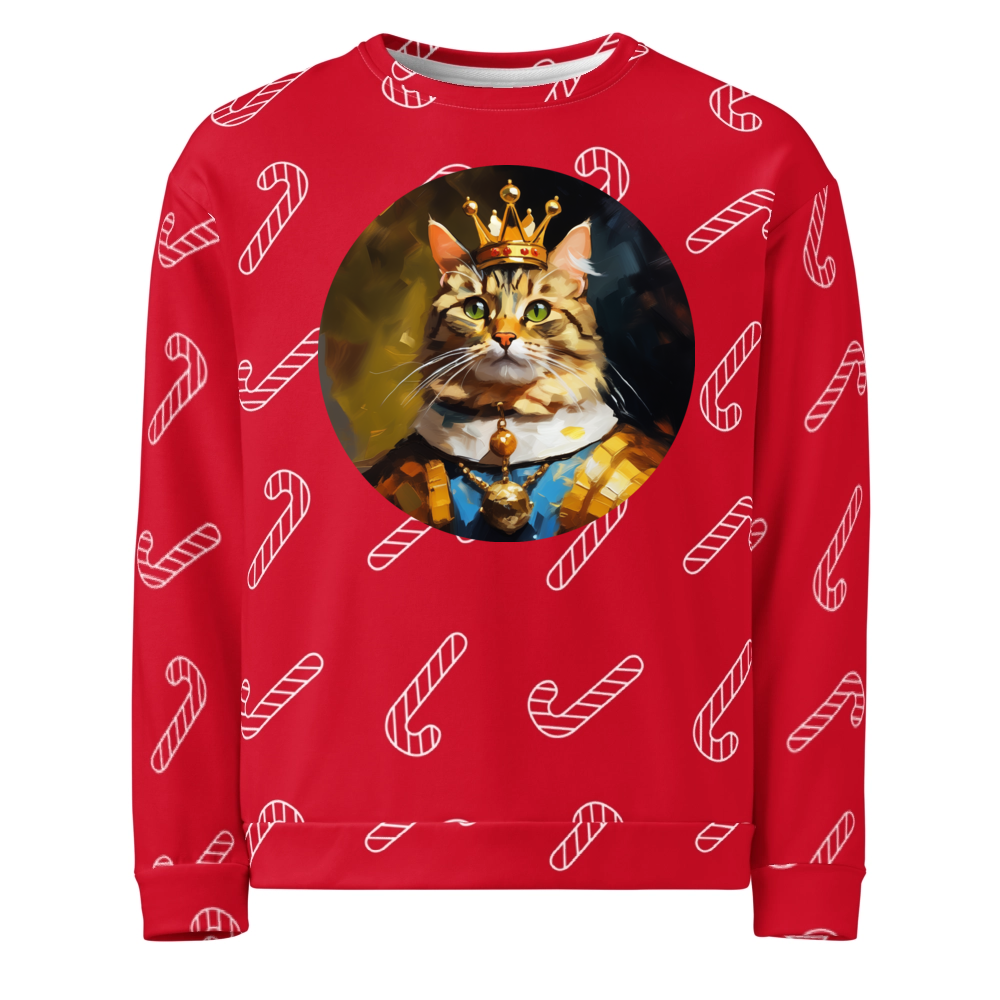 PugMug Custom Tabby Companion Cat Ugly Christmas Sweatshirt