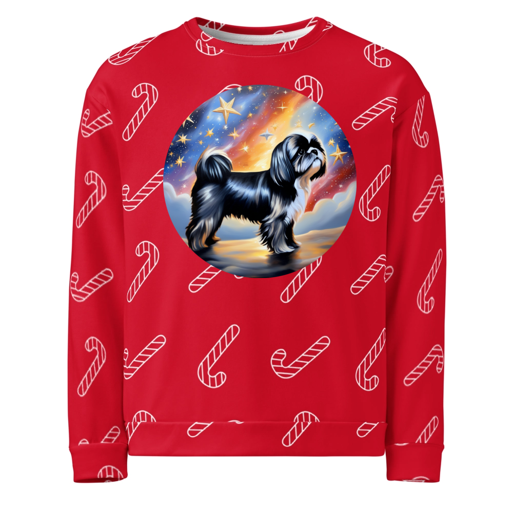 PugMug Custom Shih Tzu Ugly Christmas Sweatshirt