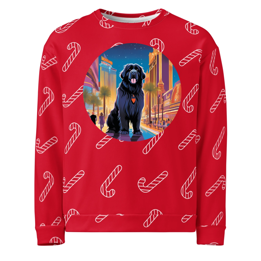 PugMug Custom Newfoundland Ugly Christmas Sweatshirt