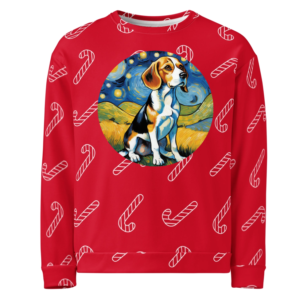 PugMug Custom Beagle Ugly Christmas Sweatshirt