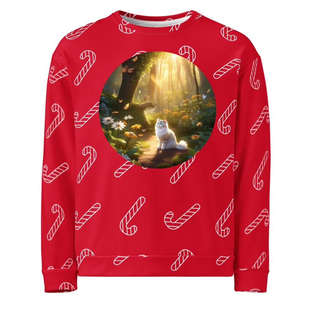 PugMug Custom Tabby Ragdoll Cat Ugly Christmas Sweatshirt