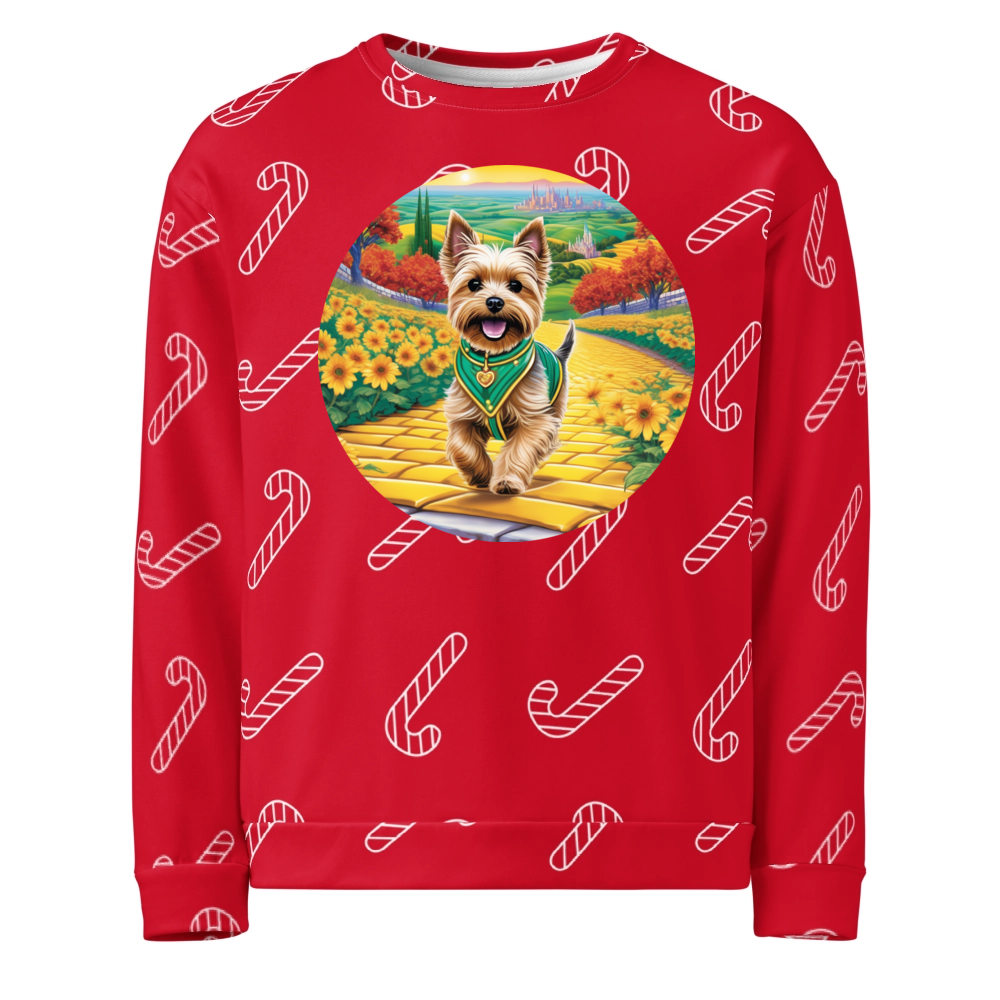 PugMug Custom Cairn Terrier Ugly Christmas Sweatshirt