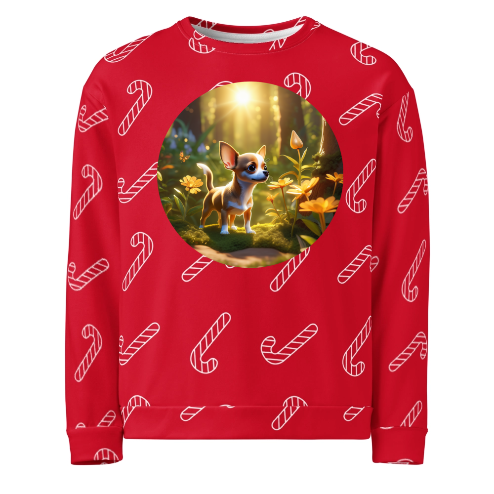 PugMug Custom Chihuahua Ugly Christmas Sweatshirt