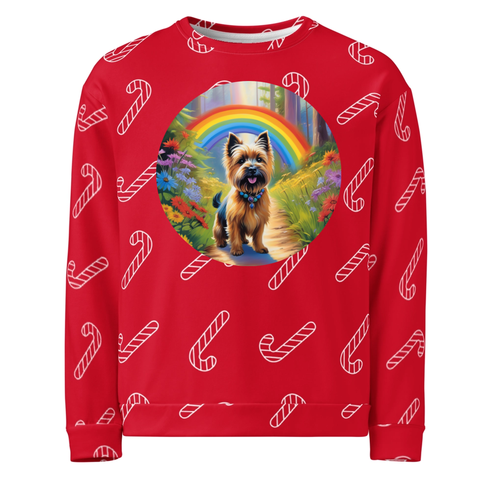 PugMug Custom Cairn Terrier Ugly Christmas Sweatshirt
